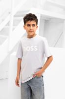 Hugo Boss Logo T-Shirt Kids Lichtblauw - Maat 11/12 jaar - Kleur: Lichtblauw | Soccerfanshop