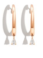 Dana Rebecca Designs boucles d'oreilles en or rose 14ct serties de diamants