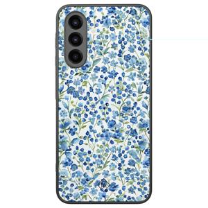 Samsung Galaxy A26 hoesje - Vintage blue floral