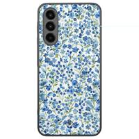 Samsung Galaxy A26 hoesje - Vintage blue floral