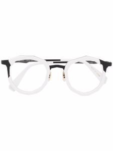 MASAHIROMARUYAMA lunettes de vue MM-0020 à monture ronde - Blanc