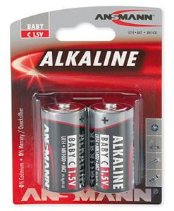 Ansmann 2 x Alkaline batterij | baby C / LR14 - 1513-0000 - 1513-0000