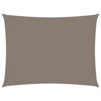 Zonnescherm rechthoekig 4x6 m oxford stof taupe