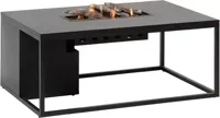 Cosi Fires vuurtafel cosiloft 120 lounge table black/black