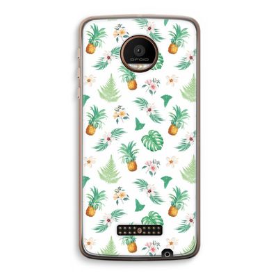 Ananas bladeren: Motorola Moto Z Force Transparant Hoesje