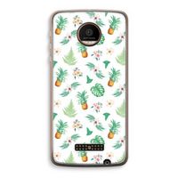 Ananas bladeren: Motorola Moto Z Force Transparant Hoesje
