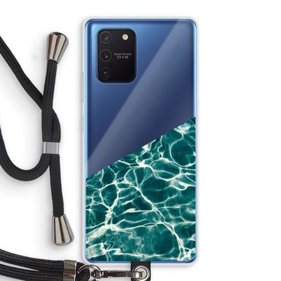 Weerkaatsing water: Samsung Galaxy Note 10 Lite Transparant Hoesje met koord