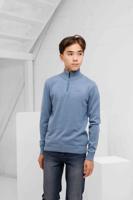Ballin Amsterdam Half-Zip Knit Sweater Kids Lichtblauw - Maat 164 - Kleur: Lichtblauw | Soccerfanshop