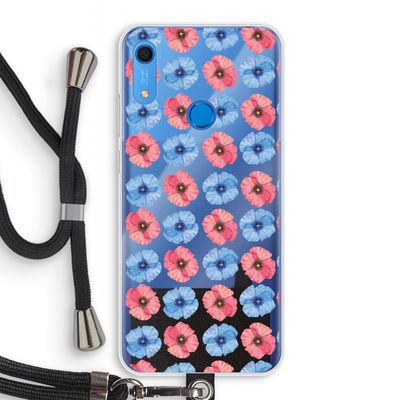 Klaproosjes: Huawei Y6s Transparant Hoesje met koord
