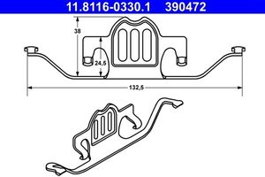 Veer, Remklauw 11811603301