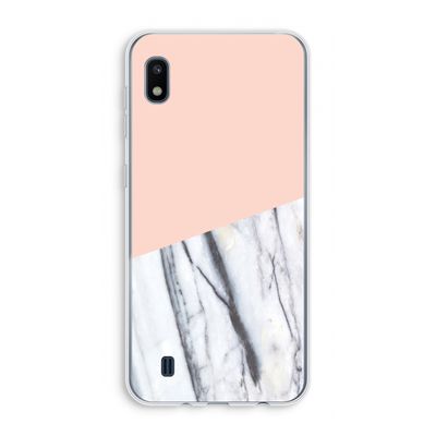 A touch of peach: Samsung Galaxy A10 Transparant Hoesje