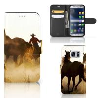 Samsung Galaxy S7 | Telefoonhoesje | Met pasjeshouder | Design Cowboy
