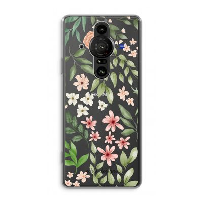 Botanical sweet flower heaven: Sony Xperia Pro-I Transparant Hoesje