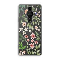 Botanical sweet flower heaven: Sony Xperia Pro-I Transparant Hoesje