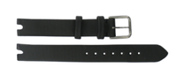 Horlogeband Tissot T604030479 / T003209 / T0032096711200 Leder Zwart 4mm