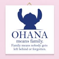 Tegeltje Ohana Means Family