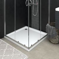 VidaXL Douchebak vierkant 90x90 cm abs