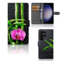Samsung Galaxy S23 Ultra Hoesje Orchidee Samsung Galaxy S23 Ultra Hoesje Orchidee