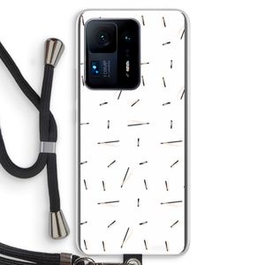 Hipster stripes: Xiaomi Mi Mix 4 Transparant Hoesje met koord