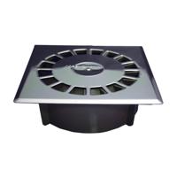 Afvoer Tecnoagua T-88 I PVC Roestvrij staal 16,5 x 16,5 x 5,7 cm Ø 7,5 - 5 cm Verticaal