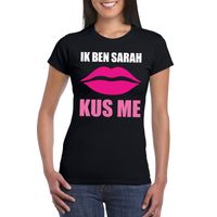 Ik ben Sarah kus me t-shirt zwart dames 2XL  -
