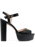 Stuart Weitzman sandales Ryder 130 mm à plateforme - Noir