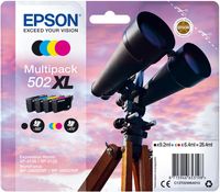 Epson inktcartridge 502XL, 470 - 550 pagina's, OEM C13T02W64010, 4 kleuren - thumbnail