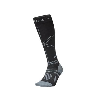 Stox Running Ultralight Socks zwart/grijs heren M1