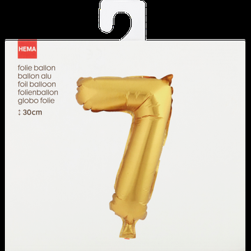 HEMA Folie Ballon 7 30cm bij Jumbo