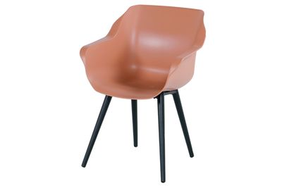Sophie Studio dining armstoel Italian terra Carbon black