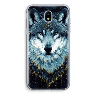 Darkness Wolf: Samsung Galaxy J5 (2017) Transparant Hoesje