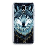 Darkness Wolf: Samsung Galaxy J5 (2017) Transparant Hoesje