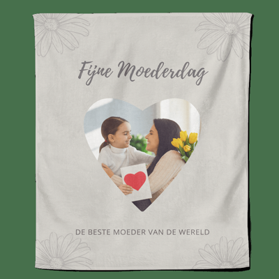 Fleecedeken Moederdag - Fijne Moederdag - Pillow Buddies