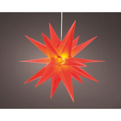 Lumineo LED Ster 40 cm Rood