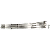 H0 Roco RocoLine (zonder ballastbed) 42490 Gebogen wissel, Links 345 mm 1 stuk(s)