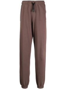 Marcelo Burlon County of Milan pantalon de jogging à lien de resserrage - Marron