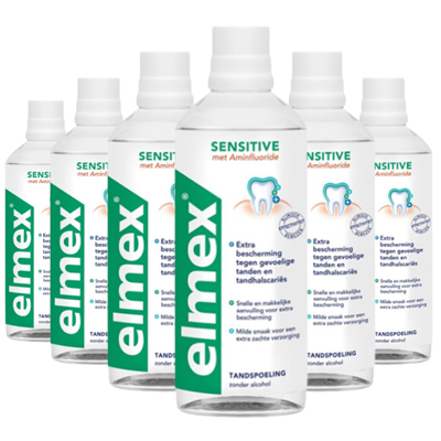 Elmex Elmex Sensitive Mondwater - 6 x 400 ml