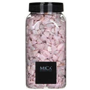 Mica Decorations Decoratie/hobby steentjes - gras groen - 650 ml - 5-8 mm