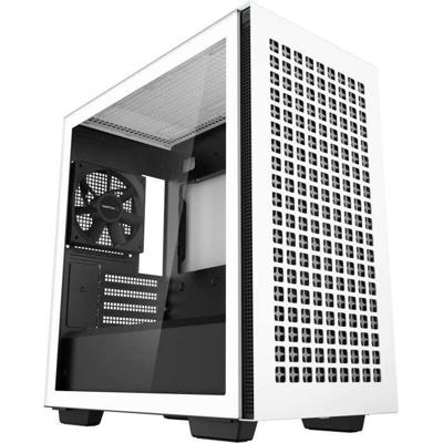 PC-behuizing zonder voeding - DEEPCOOL CH370 (wit) - Minitower - Micro-ATX-formaat