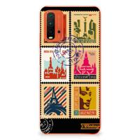 Xiaomi Poco M3 | Silliconen Back Cover | Postzegels