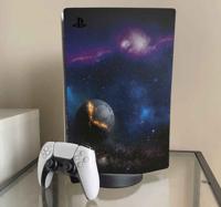 Ruimte Playstation 5 sticker - thumbnail