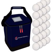 24 wedstrijdballen smooth incl. Hockeygear.eu tas navy