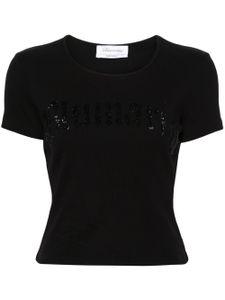 Blumarine t-shirt à ornements - Noir