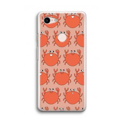 Krab: Google Pixel 3 Transparant Hoesje