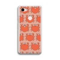 Krab: Google Pixel 3 Transparant Hoesje