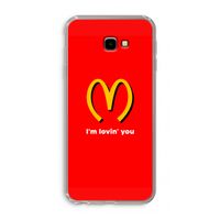 I'm lovin' you: Samsung Galaxy J4 Plus Transparant Hoesje