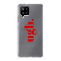 Ugh: Samsung Galaxy A42 5G Transparant Hoesje