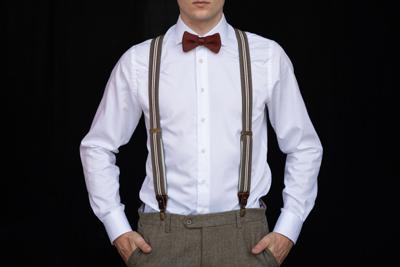 Sir Redman Bretels Dock Worker Groen | Peaky Blinders