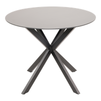 Crest tuintafel 90 cm rond antraciet