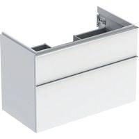 Geberit iCon wastafelonderkast 88.8x61.5x47.6cm 2 lades met softclose Spaanplaat Wit 502.305.01.2